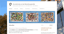 Desktop Screenshot of blutenburgschule.de