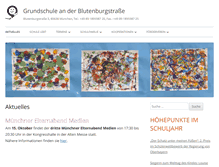 Tablet Screenshot of blutenburgschule.de